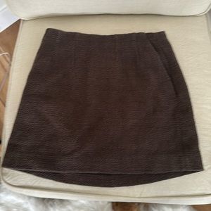 Aritzia Brown Mini Skirt